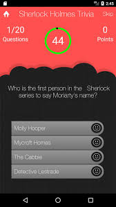 Displaying 162 questions associated with treatment. Unofficial Sherlock Holmes Trivia Quiz Game For Android Apk Download