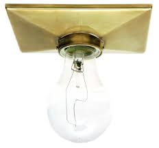 The Escutcheon Has A Rectangular Metal Plate And A Porcelain Socket Rectangular Light Fixture Rectangular Light Light Fixtures