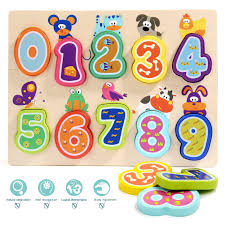 Rd.com knowledge psychology courtesy of brainsnack®/ peter frank let's test your number skills. Top Bright Wooden Number Puzzles For Toddler Baby Learning Toys For 1 2 Year Old Girl And Boy Gifts Buy Online In Bahamas At Bahamas Desertcart Com Productid 150328184