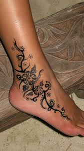 This Is A Henna Tattoo I Really Want To Get This One Foot Tattoos Ankle Tattoos For Women Tattoos For Women