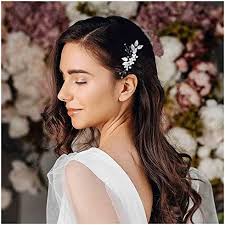 Dervivea Wedding Pearl Flower Hair Comb Silver bridal Leaf Hair Combs  Headpiece Vintage Pearl Side Comb Crystal Rhinestone Hair Comb Decorative  Hair Accessories for Women and Girls Headdress (Silver) : Amazon.co.uk:  Beauty
