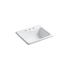 Maybe you would like to learn more about one of these? Kohler K 5964 3 Mayfield Top Mount Kitchen Sink With Three Faucet Holes 5964 3 0 Rona