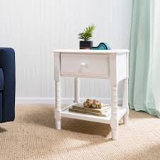 A stylish set of occasional tables featuring beautiful teak wood and shapely turned spindle legs. Spindle Nightstand Wayfair
