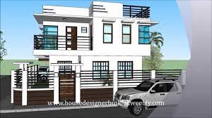 Modern 2 Storey House With Roofdeck 2 Storey House Design 4 Bedroom House Designs Architecture Model House