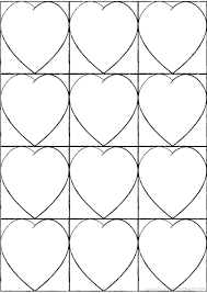 Kandinsky Heart Art Template Valentines Art Heart Art Valentines Art For Kids