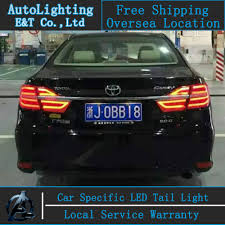 If you need tail lights for your toyota camry we give you the option of factory style replacements or custom tail lights by lumen®. Car Styling Led Tail Lamp For Toyota Camry Tail Lights 2014 2015 New Camry Led Tail Light Rear Lamp Drl Signal Brake Reverse Led Pocket Lamp Led Eco Lampsled Lamp H7 Aliexpress