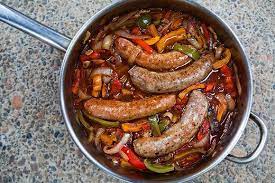 Sausage And Peppers With Onions Best Hoagie Recipe Stuffed Peppers Sausage Peppers And Onions Pork Recipes