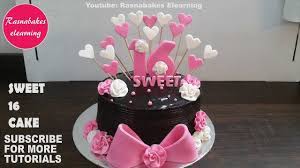 Why just eat your cake when you can decorate it too? Pin On Sweet 16 Birthday Cakes