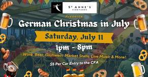 German Christmas in July 2026 at St Anne's Winery