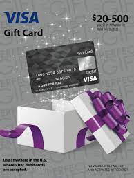 The visa gift card can be used everywhere visa debit cards are accepted in the us. Visa 20 500 Gift Card 5 95 Activation Fee 1 Ct Kroger
