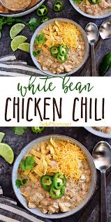 White Bean Chicken Chili Recipe White Bean Chicken Chili Chicken Chili Easy Soup Recipes