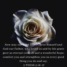 May peace and comfort find you during this difficult time. Day 13 Good Things Chapel Ridge Free Methodist Church