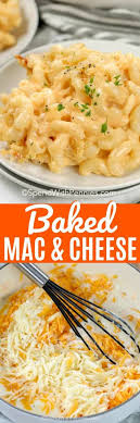 This Delicious Baked Mac And Cheese Is Comfort Food Heaven It Is Great As A Side Dish But I Love Enjoying It For Baked Mac Mac And Cheese Baked Mac