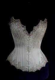 Silver Beaded Corset Wedding Corset Corset Fashion Corsets And Bustiers