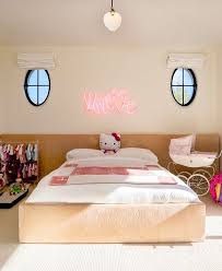 Offset your typical pink with a strong and bold colour like navy blue. Girls Room Inspirations