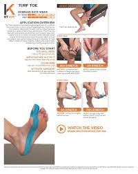 Turf Toe A Sprain Of The Metatarsophalangeal Joint Taping Kt Tape Helps To Treat Turf Toe By Providing Stability And Turf Toe Kinesiology Taping Kinesiology