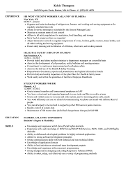 It is a written summary of your academic qualifications, skill sets and previous work experience which you submit while applying for a job. Hr Student Resume Samples Velvet Jobs