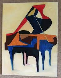 In this abstract art tutorial painting called elegy i will be creating a magical abstract painting of a piano and musical i have a feeling that you guys will love this abstract painting video lesson! Lost Piano Painting By Jeanne Ferguson Saatchi Art