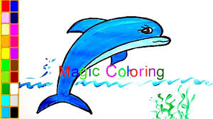 How To Draw A Dolphin Super Easy And Simple Drawing For Kids Learn To Easy Drawings Drawing For Kids Easy Drawings For Kids