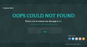 28 Free Html 404 Error Page Website Template Freshdesignweb