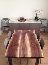 Walnut live edge dining table. Reclaimed Black Walnut Live Edge Dining Table Modern Dining Room Toronto By Urban Tree Salvage Houzz