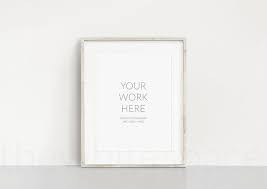 A4 Wooden Frame Mockup A3 A4 A5 Frame Mockups Frame Wood Frame