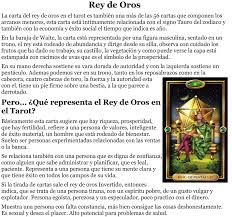 Rey De Oros En 2020 Tarot Cartas Tarot Cartas Significado Lectura De Tarot