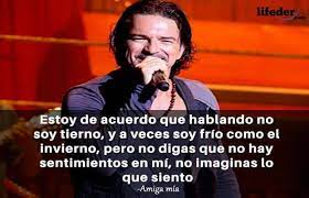 Así que no podemos dejar de compartir algo de su música, eso sí, con sus mejores frases. Las 100 Mejores Frases De Ricardo Arjona
