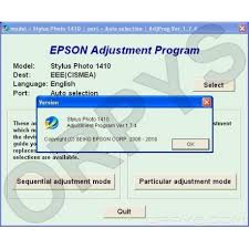 Provides a general overview and specifications of the epson stylus photo 1400 / 1410 chapter 2. Epson Photo 1410 Adjustment Program Orpys