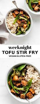 Weeknight Tofu Stir Fry Recipe Dinner Recipes Easy Quick Tofu Stir Fry Tofu Recipes Easy