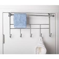 Has 3 racks for hanging and 2 bottom hooks. 18 Dorm Ideas Dorm Bathroom Door Hooks Ceramic Knife Set