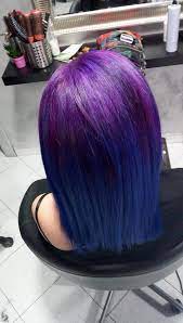 Ora sono delle meches viola e blu, ok. Viola Sfumato Blu Coccole Per Capelli Art Luca Facebook