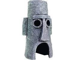 Herzlich willkommen im haus thaddaeus! Aquariumdekoration Spongebob Thaddeus Haus Bei Hornbach Kaufen