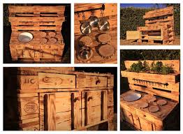Kinder Matschkuche Spielkuche Mud Kitchen Aus Paletten Etsy Spielkuche Matschekuche Palette