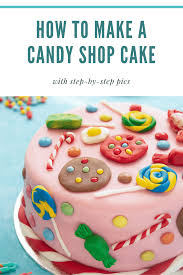 When cake decorating, do you struggle with how to stick fondant decorations to cakes? Sweet Shop Cake A Step By Step Tutorial With Pictures A Mummy Too