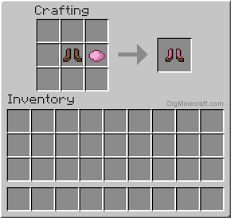 Add items to make dyed leather boots in the crafting menu, you should see a crafting area that is made up of a 3x3. How To Make Dyed Leather Boots In Minecraft