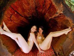 File:Two nude women in a hollow tree trunk, Bagby Hot Springs, Oregon -  20070829.jpg - Wikipedia