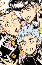 Image koichis bad gradespng jojos bizarre. Okuyasu Koichi And Josuke Jojo Anime Jojo Bizzare Adventure Josuke And Okuyasu