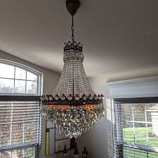 Hollywodd Regency Lightingchandelier Home Chandeliers Etsy Vintage Crystal Chandelier Chandelier French Antiques