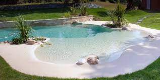 die sandbecken pool beach entry pool backyard beach swimming pools backyard