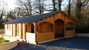Maison Bois De 67 M Une Terrasse Couverte D En Bois En Kit Maison Bois Terrasse Couverte Maison
