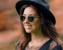 Black fedora hat, Classic unisex fedora, Wide brim hat