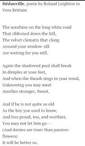 Testament Of Youth Roland Leighton Sweet Quotes Youth Quotes Healing Words
