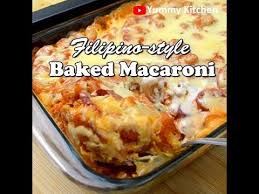 Baked Macaroni Filipino Style Youtube In 2020 Baked Macaroni Filipino Macaroni Recipes Baked Macaroni Recipe