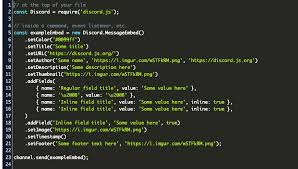 Maybe you would like to learn more about one of these? Discord Api One Line Embed Code Example