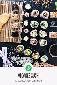 Rezept Fur Veganes Sushi Mit Spinat Rezept Veganes Sushi Vegetarisches Sushi Sushi