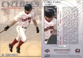 Corey Coles 2004 Choice Brooklyn Cyclones #11 RC Card FREE SHIP  *AutographDen*