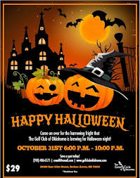 Black and purple skull modern occult halloween flyer. Halloween Events