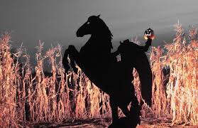 Headless Horseman Halloween Silhouette Yard Haunt Halloween Silhouettes Halloween Props Scary Halloween Props