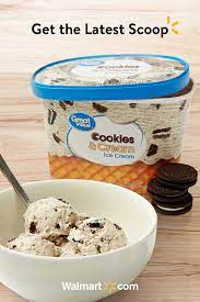 Cookies Are Best Dunked In Fresh Milk And Cream Then Frozen Into Great Value Ice Creams Find Them Only At Walmart Cookies And Cream Ice Cream Winter Cake